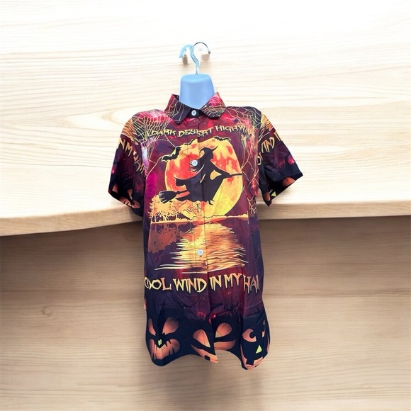 Hocus Pocus Sanderson Sisters Bleached Halloween T-Shirt – Size M NWOT - Picture 6 of 6